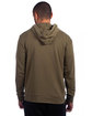 Next Level Adult Sueded French Terry Pullover Sweatshirt MILITARY GREEN ModelBack
