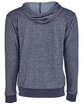 Next Level Adult Pacifica Denim Fleece Full-Zip Hooded Sweatshirt MIDNIGHT NAVY FlatBack