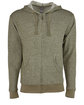 Next Level Adult Pacifica Denim Fleece Full-Zip Hooded Sweatshirt MILITARY GREEN FlatFront