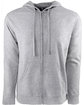 Next Level Adult Laguna French Terry Full-Zip Hooded Sweatshirt HTH GRY/ HTH GRY OFFront