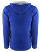 Next Level Adult Laguna French Terry Full-Zip Hooded Sweatshirt ROYAL/ HTHR GRAY OFBack