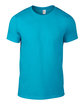Gildan Adult Softstyle T-Shirt CARIBBEAN BLUE OFFront