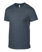 Gildan Lightweight T-Shirt HEATHER NAVY OFQrt