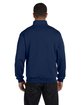 Jerzees Adult 8 oz. NuBlend Quarter-Zip Cadet Collar Sweatshirt J NAVY ModelBack