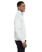 Jerzees Adult 8 oz. NuBlend Quarter-Zip Cadet Collar Sweatshirt WHITE ModelSide
