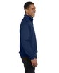 Jerzees Adult 8 oz. NuBlend Quarter-Zip Cadet Collar Sweatshirt J NAVY ModelSide