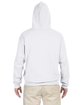 Jerzees Adult NuBlend® Fleece Pullover Hooded Sweatshirt WHITE ModelBack