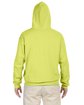 Jerzees Adult NuBlend® Fleece Pullover Hooded Sweatshirt SAFETY GREEN ModelBack