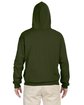 Jerzees Adult NuBlend FleecePullover Hooded Sweatshirt MILITARY GREEN ModelBack