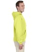 Jerzees Adult NuBlend® Fleece Pullover Hooded Sweatshirt SAFETY GREEN ModelSide