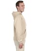 Jerzees Adult NuBlend FleecePullover Hooded Sweatshirt SANDSTONE ModelSide