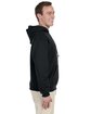 Jerzees Adult NuBlend® Fleece Pullover Hooded Sweatshirt BLACK ModelSide