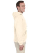 Jerzees Adult NuBlend FleecePullover Hooded Sweatshirt SWEET CREAM HTH ModelSide