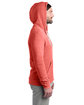 Alternative Men's Rocky Eco-Fleece Zip Hoodie ECO TRUE RED ModelSide