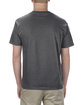 American Apparel Adult 6.0 oz., 100% Cotton T-Shirt HEATHER CHARCOAL ModelBack