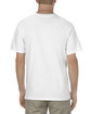 American Apparel Adult 5.1 oz., 100% Soft Spun Cotton T-Shirt WHITE ModelBack