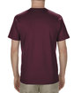 American Apparel Adult 5.1 oz., 100% Soft Spun Cotton T-Shirt BURGUNDY ModelBack