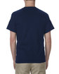 Alstyle Adult 5.1 oz., 100% Soft Spun Cotton T-Shirt NAVY ModelBack