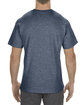 Alstyle Adult 5.1 oz., 100% Soft Spun Cotton T-Shirt NAVY HEATHER ModelBack