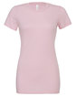 Bella + Canvas Ladies' Relaxed Jersey Short-Sleeve T-Shirt PINK FlatFront