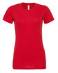 Bella + Canvas Ladies' Relaxed Jersey Short-Sleeve T-Shirt RED OFFront