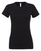 Bella + Canvas Ladies' Relaxed Jersey Short-Sleeve T-Shirt BLACK OFFront