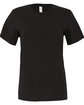 Bella + Canvas Ladies' Relaxed Jersey Short-Sleeve T-Shirt VINTAGE BLACK OFFront