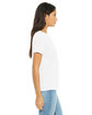 Bella + Canvas Ladies' Relaxed Jersey Short-Sleeve T-Shirt WHITE ModelSide