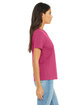 Bella + Canvas Ladies' Relaxed Jersey Short-Sleeve T-Shirt BERRY ModelSide
