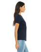 Bella + Canvas Ladies' Relaxed Jersey Short-Sleeve T-Shirt NAVY ModelSide