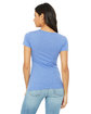 Bella + Canvas Ladies' Triblend Short-Sleeve T-Shirt BLUE TRIBLEND ModelBack