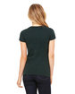 Bella + Canvas Ladies' Triblend Short-Sleeve T-Shirt EMERALD TRIBLEND ModelBack