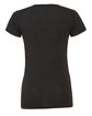 Bella + Canvas Ladies' Triblend Short-Sleeve T-Shirt CHAR BLK TRIBLND OFBack