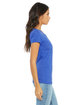 Bella + Canvas Ladies' Triblend Short-Sleeve T-Shirt TR ROYAL TRIBLND ModelSide