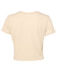 Bella + Canvas Ladies' Flowy Cropped T-Shirt HEATHER DUST OFBack