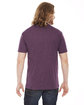 American Apparel Unisex Classic T-Shirt HEATHER PLUM ModelBack