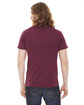 American Apparel Unisex Classic T-Shirt HTHR CRANBERRY ModelBack