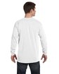 Comfort Colors Adult Heavyweight Long-Sleeve T-Shirt WHITE ModelBack