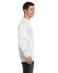 Comfort Colors Adult Heavyweight Long-Sleeve T-Shirt WHITE ModelSide