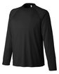 Core365 Unisex Ultra UVP™ Raglan T-Shirt BLACK OFQrt