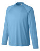Core365 Unisex Ultra UVP™ Raglan T-Shirt COLUMBIA BLUE OFQrt