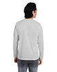 Core365 Adult Fusion ChromaSoft™ Performance Long-Sleeve T-Shirt PLATINUM ModelBack