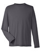 Core365 Adult Fusion ChromaSoft™ Performance Long-Sleeve T-Shirt CARBON OFFront