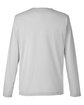Core365 Adult Fusion ChromaSoft™ Performance Long-Sleeve T-Shirt PLATINUM OFBack