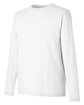 Core365 Adult Fusion ChromaSoft™ Performance Long-Sleeve T-Shirt WHITE OFQrt