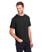 Core365 Adult Tall Fusion ChromaSoft™ Performance T-Shirt BLACK ModelQrt