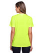 Core365 Ladies' Fusion ChromaSoft™ Performance T-Shirt SAFETY YELLOW ModelBack