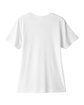 Core365 Ladies' Fusion ChromaSoft™ Performance T-Shirt WHITE FlatBack