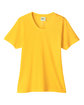 Core365 Ladies' Fusion ChromaSoft™ Performance T-Shirt CAMPUS GOLD FlatFront