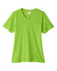 Core365 Ladies' Fusion ChromaSoft™ Performance T-Shirt ACID GREEN FlatFront